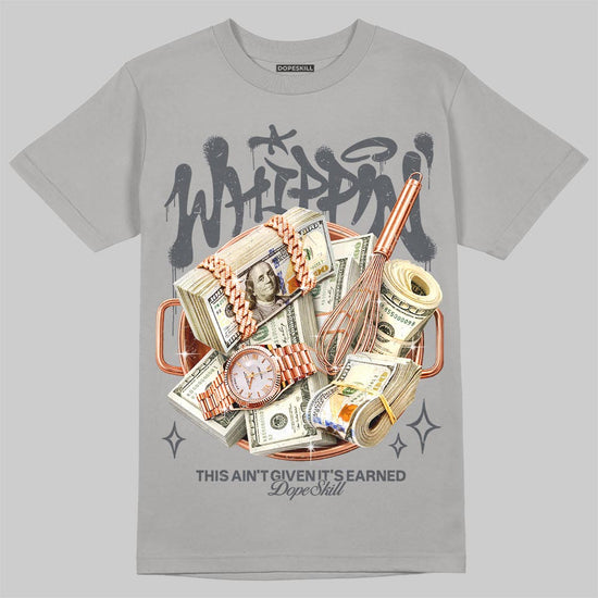 Jordan 5 Retro Wolf Grey DopeSkill T-Shirt Whippin Graphic Streetwear - Gravel