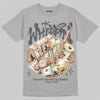 Jordan 5 Retro Wolf Grey DopeSkill T-Shirt Whippin Graphic Streetwear - Gravel
