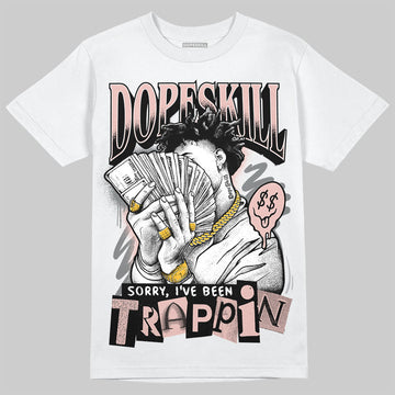 ASICS Gel-1130 'White Neutral Pink' DopeSkill T-Shirt Sorry I've Been Trappin Graphic Streetwear - White