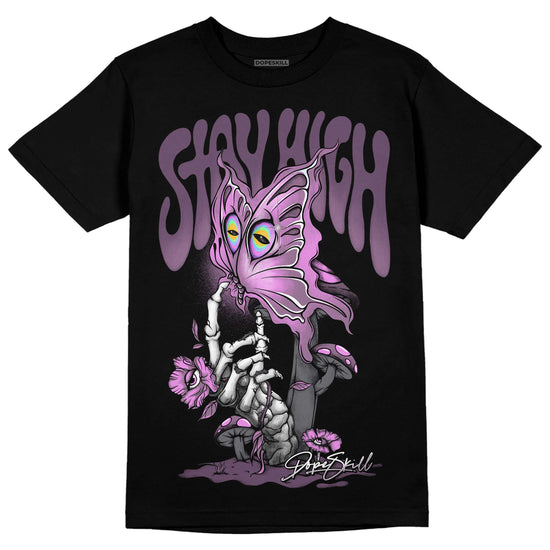 Jordan 2 “Mauve/Off-Noir” DopeSkill T-Shirt Stay High Graphic Streetwear - Black