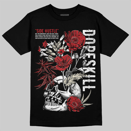 Jordan 1 Retro High OG Black Toe Reimagined DopeSkill T-Shirt Side Hustle Graphic Streetwear - Black