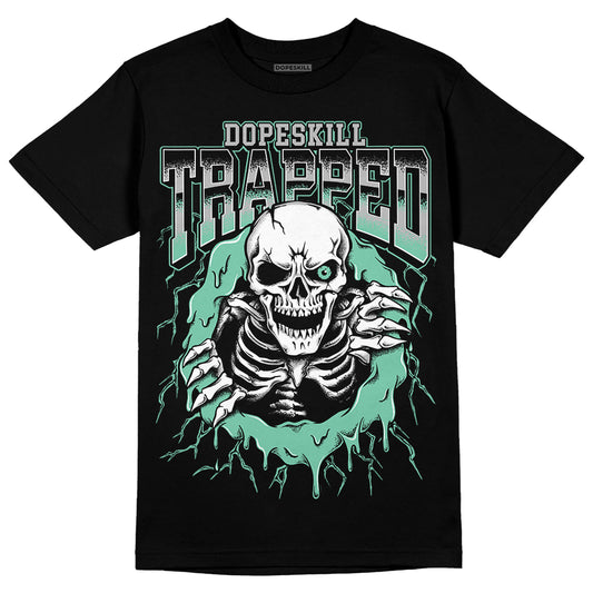Jordan 3 "Green Glow" DopeSkill T-Shirt Trapped Halloween Graphic Streetwear - Black 