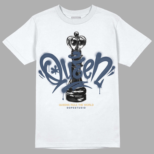 A Ma Maniere x Jordan 5 Dawn “Photon Dust” DopeSkill T-Shirt Queen Chess Graphic Streetwear - WHite