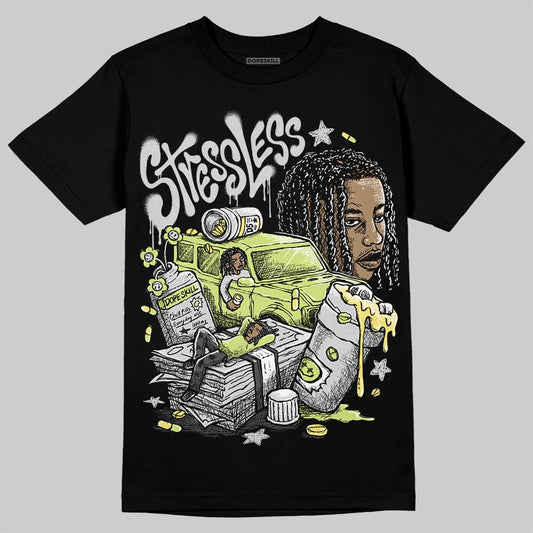 Jordan 4 GS “Light Lemon Twist” DopeSkill T-Shirt Stressless Graphic Streetwear  black