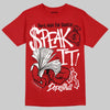 Nigel Sylvester x Air Jordan 4 ‘Brick by Brick’ DopeSkill T-Shirt Speak It Graphic Streetwear - Red
