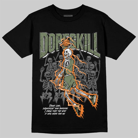 Jordan 4 Retro OG SP Undefeated (2025) DopeSkill T-Shirt Thunder Dunk Graphic Streetwear - Black