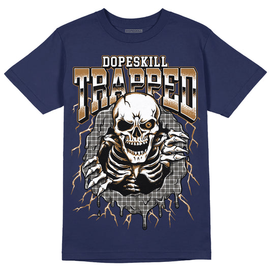 Dunk Low Premium "Tweed Corduroy" DopeSkill Navy T-shirt Trapped Halloween Graphic Streetwear