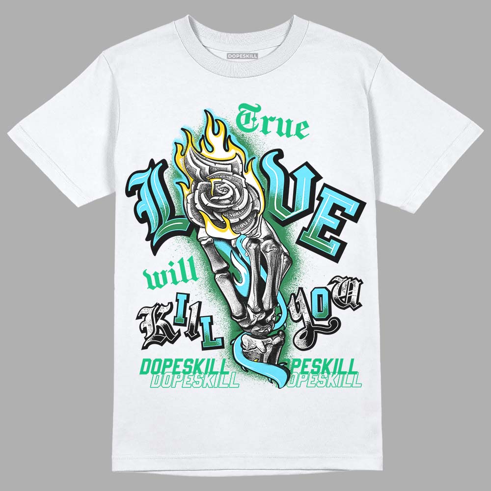 Dunk Low Ben & Jerry’s Chunky Dunky DopeSkill T-Shirt True Love Will Kill You Graphic Streetwear - White 