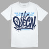 Jordan 3 "Midnight Navy" DopeSkill T-Shirt Queen Graphic Streetwear - White