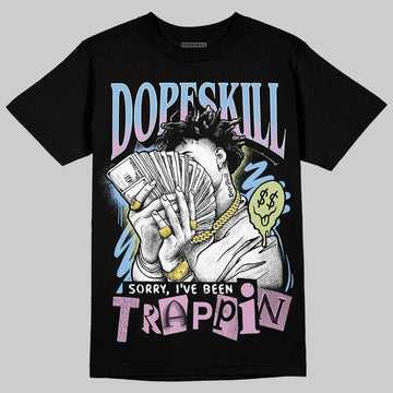 Jordan 5 “Year of the Snake” DopeSkill T-Shirt Sorry I've Been Trappin Graphic Streetwear - Black