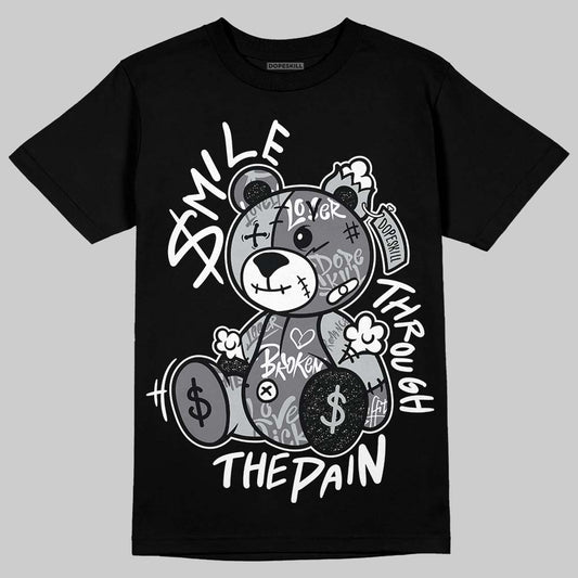 Jordan 4 “Fear” DopeSkill T-ShirtSmile Through The Pain Graphic Streetwear - Black