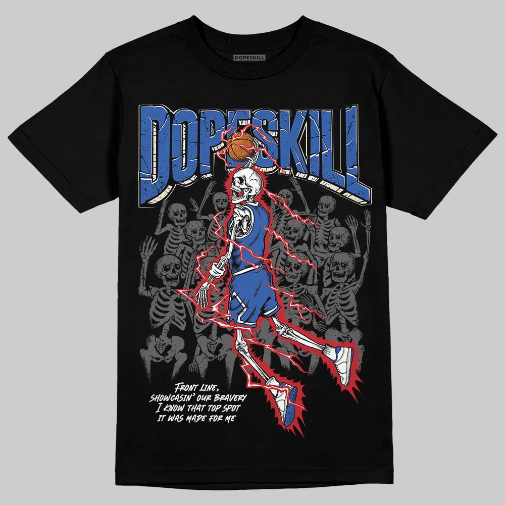 Jordan 1 Low Travis Scott x Fragment DopeSkill T-Shirt Thunder Dunk Graphic Streetwear - black