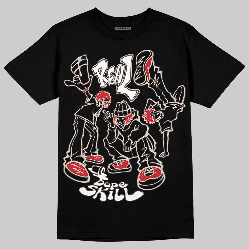 Adidas Samba OG Cloud White Better Scarlet Supplier Colour DopeSkill T-Shirt Real Y2K Players Graphic Streetwear - Black