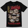 Jordan 14 Retro Ferrari (2025) DopeSkill T-Shirt The Mouth With No Droughts Graphic Streetwear - Black