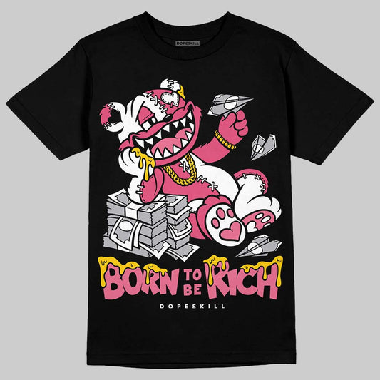 Balenciaga Runner White Fluo Pink DopeSkill T-Shirt Born To Be Rich Graphic Streetwear - Black