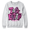 Jordan 4 GS “Hyper Violet” DopeSkill Sweatshirt Talk Is Chip Graphic Streetwear - White