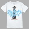 Dunk Low Futura University Blue DopeSkill T-Shirt Queen Chess Graphic Streetwear - White