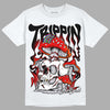 Jordan 2 Retro "Black Cement" DopeSkill T-Shirt Trippin Graphic Streetwear - White