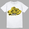 Jordan 4 Tour Yellow Thunder DopeSkill T-Shirt Rare Breed Type Graphic Streetwear - White