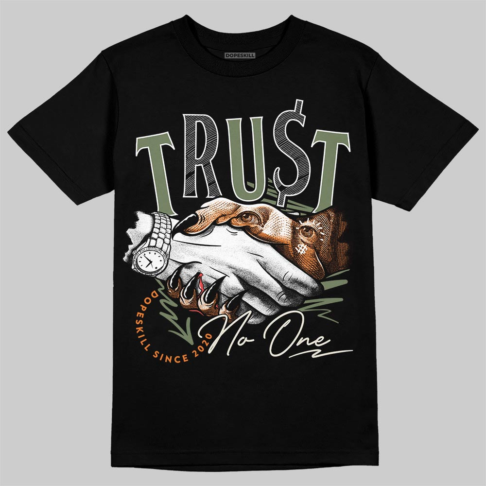 Jordan 4 Retro OG SP Undefeated (2025) DopeSkill T-Shirt Trust No One Graphic Streetwear - Black