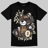 Jordan 5 “Earth/Metallic Gold” DopeSkill T-Shirt Smile Through The Pain Garaphic Streetwear - Black