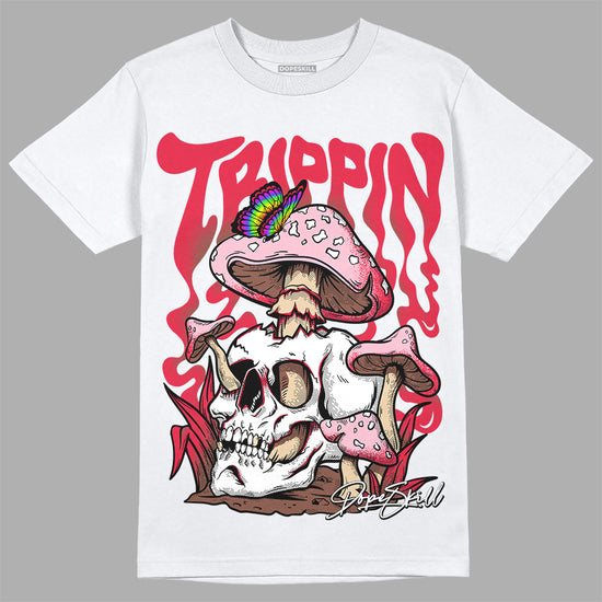 Dunk Low PRM Bacon DopeSkill T-Shirt Trippin Graphic Streetwear - White 