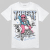 Jordan 3 GS “Cobalt Bliss” DopeSkill T-Shirt Threat Graphic Streetwear - White