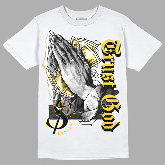 Jordan 4 "Sail" DopeSkill T-Shirt Trust God Graphic Streetwear - White