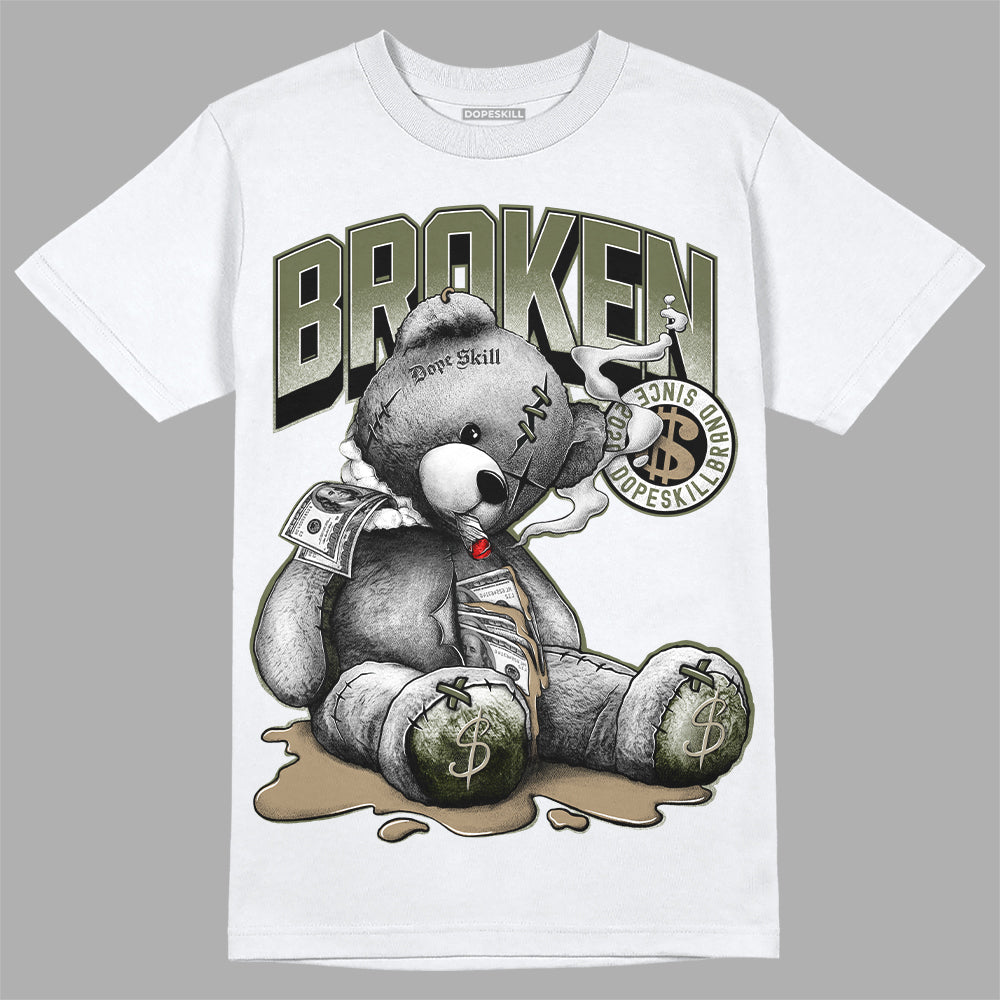 Air Max 90 Ballistic Neutral Olive DopeSkill T-Shirt Sick Bear Graphic Streetwear - White