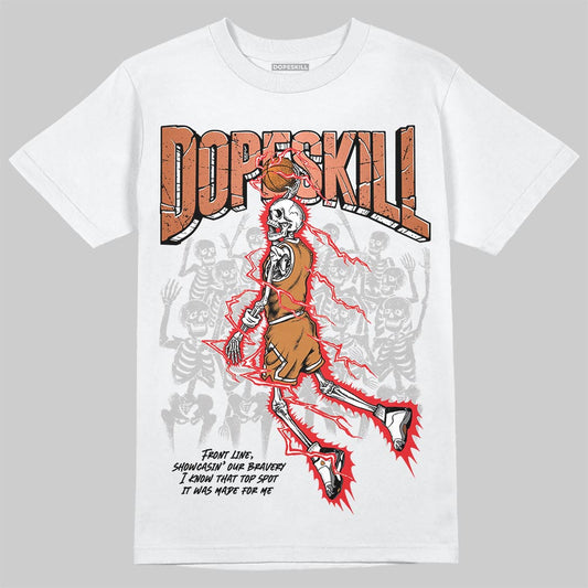 Jordan 14 Golf "US Open" DopeSkill T-Shirt Thunder Dunk Graphic Streetwear - White