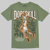 Jordan 4 Retro OG SP Undefeated (2025) DopeSkill T-Shirt Thunder Dunk Graphic Streetwear - Military Green