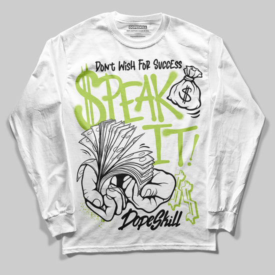 Jordan 13 Retro Bright Cactus DopeSkill Long Sleeve T-Shirt Speak It Graphic Streetwear - White