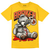 Yellow Sneakers DopeSkill Gold T-shirt Sick Bear Graphic Streetwear