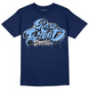 Jordan 5 Midnight Navy DopeSkill Navy T-Shirt Rare Breed Type Graphic Streetwear