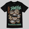SB Dunk Low Rodeo Tourmaline DopeSkill T-Shirt The Mouth With No Droughts Graphic Streetwear - Black
