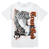 Jordan 3 Georgia Peach DopeSkill T-Shirt Trust God Graphic Streetwear - White 