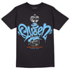 Dunk Low Futura University Blue DopeSkill T-Shirt Queen Chess Graphic Streetwear - Black