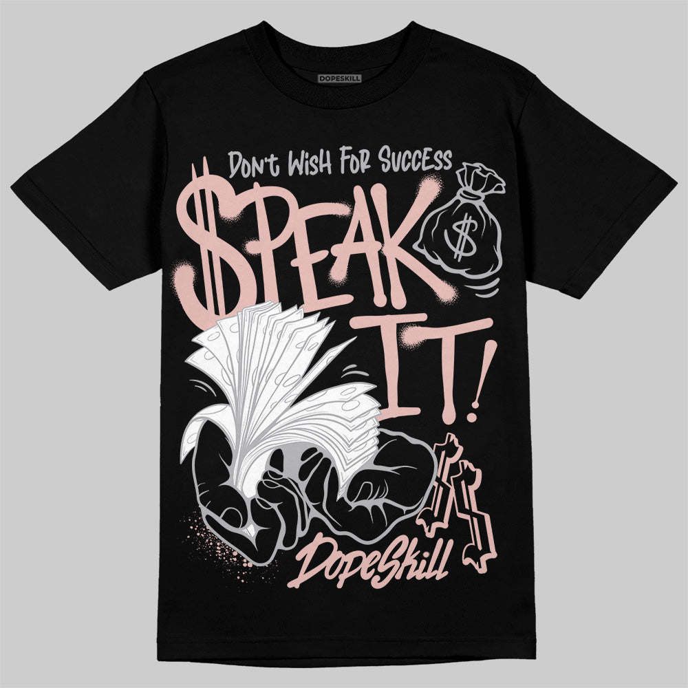 ASICS Gel-1130 'White Neutral Pink' DopeSkill T-Shirt Speak It Graphic Streetwear - Black