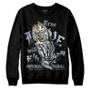 Jordan 13 “Blue Grey” DopeSkill Sweatshirt True Love Will Kill You Graphic Streetwear - Black