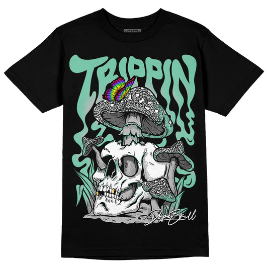 Jordan 3 "Green Glow" DopeSkill T-Shirt Trippin Graphic Streetwear - Black 