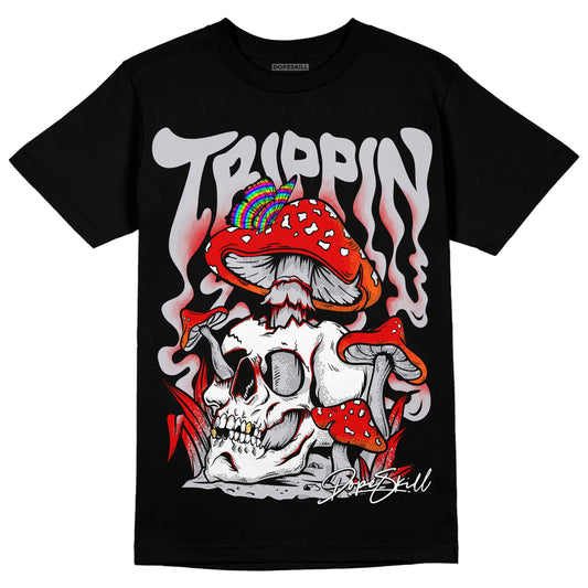 Jordan 2 Retro "Black Cement" DopeSkill T-Shirt Trippin Graphic Streetwear - Black