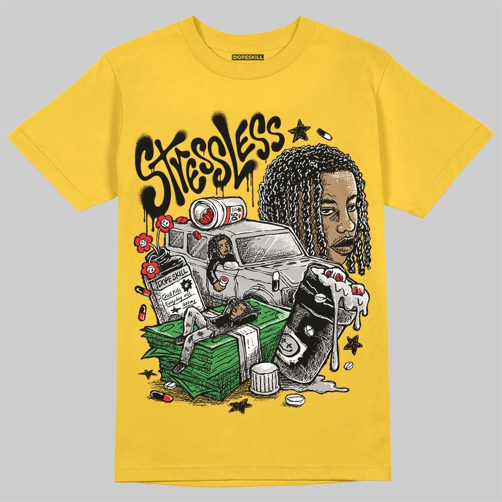 Jordan 5 'Tokyo' DopeSkill T-Shirt Stressless Graphic Streetwear - Gold