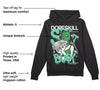 Green Glow 1s DopeSkill Hoodie Sweatshirt Stay It Busy Graphic