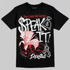 Jordan 11 “Bred Velvet” DopeSkill T-Shirt Speak It Graphic Streetwear - Black