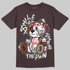 SoleFly x Air Jordan 12 Retro SP 'Cafecito/Baroque Brown' DopeSkill T-Shirt Smile Through The Pain Graphic Streetwear - Dark Chocolate