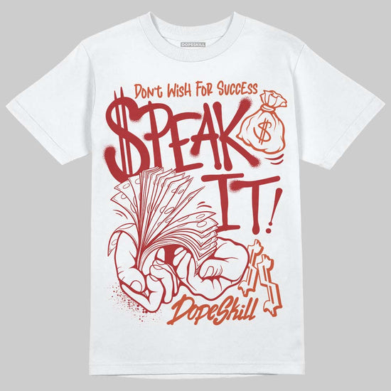 Nigel Sylvester x Air Jordan 4 ‘Brick by Brick’ DopeSkill T-Shirt Speak It Graphic Streetwear - White