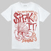 Nigel Sylvester x Air Jordan 4 ‘Brick by Brick’ DopeSkill T-Shirt Speak It Graphic Streetwear - White