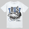 Awake NY x Jordan 5 Retro 'Black Racer Blue' DopeSkill T-Shirt Trust No One Graphic Streetwear - White 