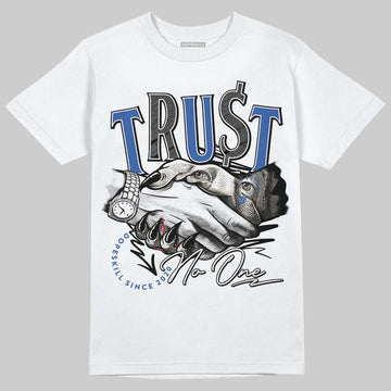 Jordan 1 Low Travis Scott x Fragment DopeSkill T-Shirt Trust No One Graphic Streetwear - White