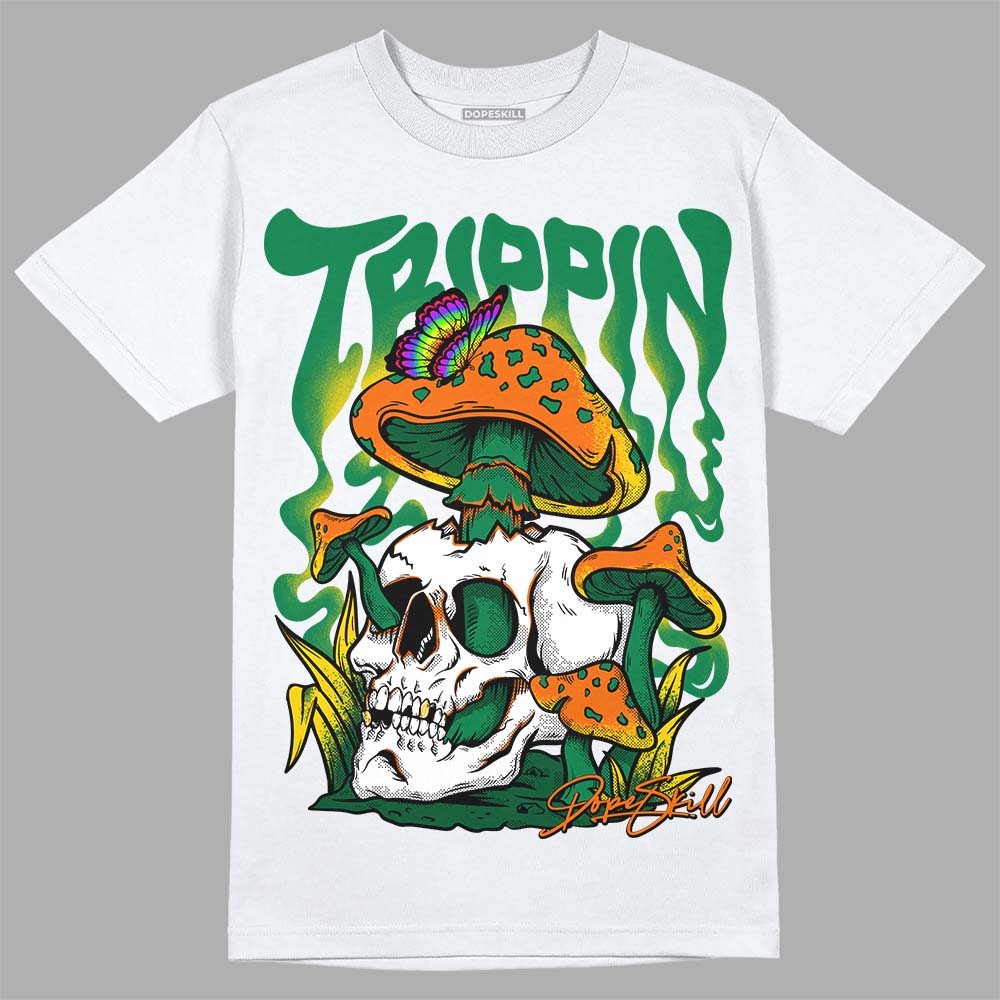 Green Sneakers DopeSkill T-Shirt Trippin Graphic Streetwear - White 